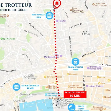 Le Globe Trotteur - 2 Pieces Centre Apartment Cannes